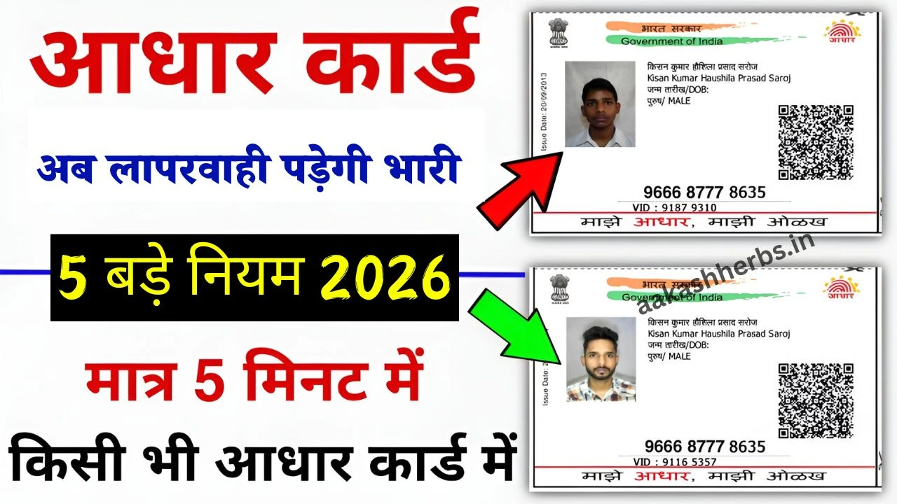 Aadhaar Card Update Alert