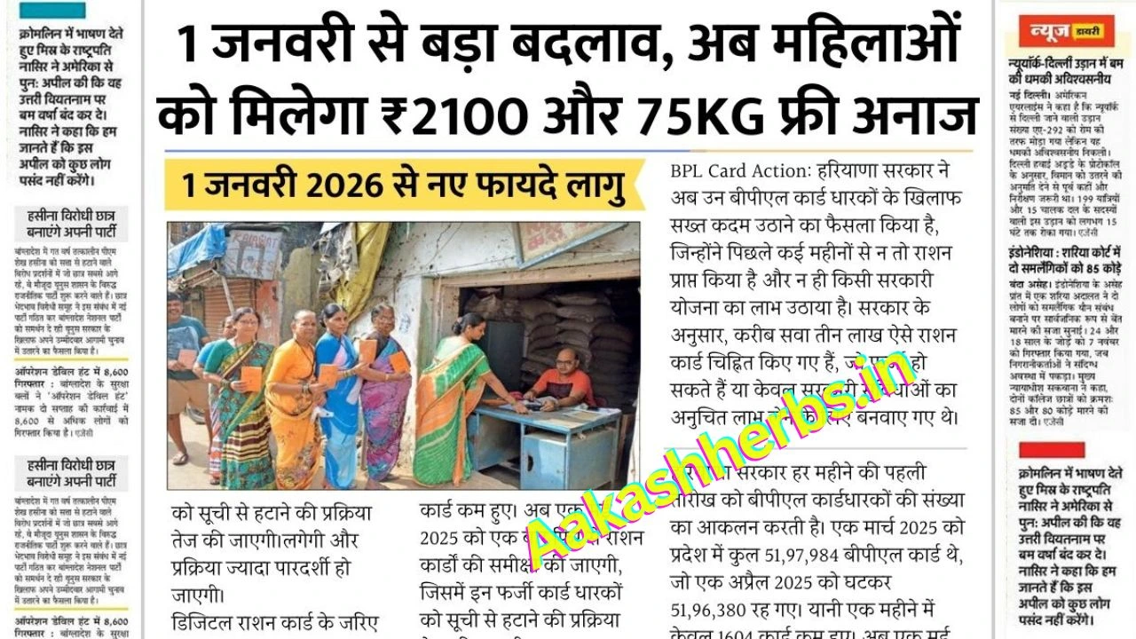 Ration Card Benefits New Update